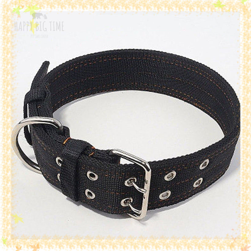 Adjustable Exquisite Pet Dog Leather Collar Firm Dog Strap for Middle-large Dog Pet Supplies