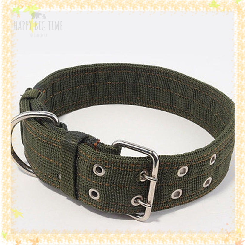 Adjustable Exquisite Pet Dog Leather Collar Firm Dog Strap for Middle-large Dog Pet Supplies