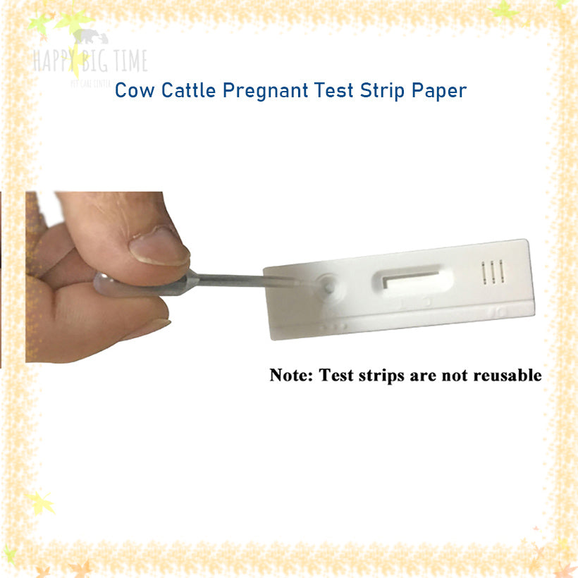 Cow Cattle Pregnant Test Strip Paper Pregnancy Detection Farm Equipment