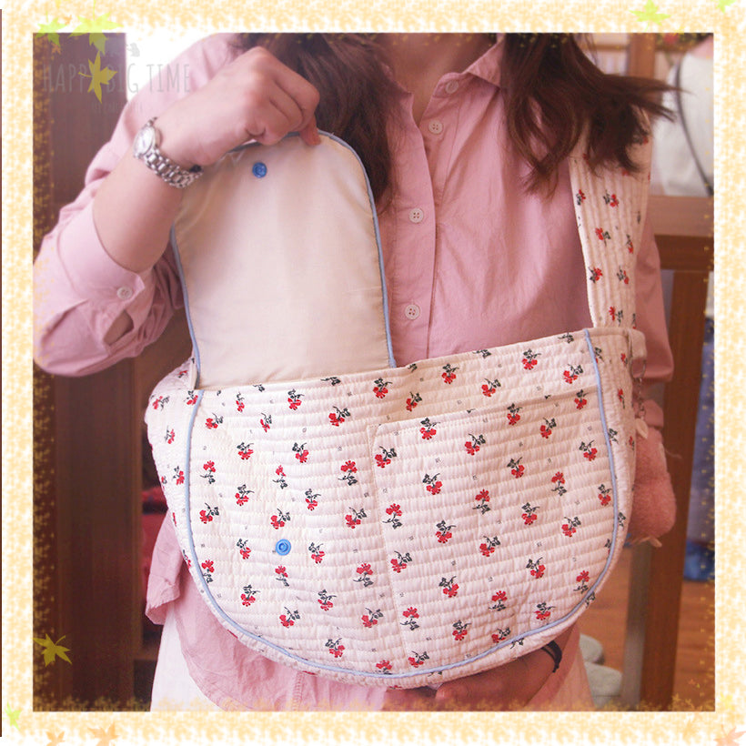 Pet Bag for Cats Small Dog Outdoor Portable Pet Backpack One-shoulder Printing Messenger Carriers Bag Pet Supplies