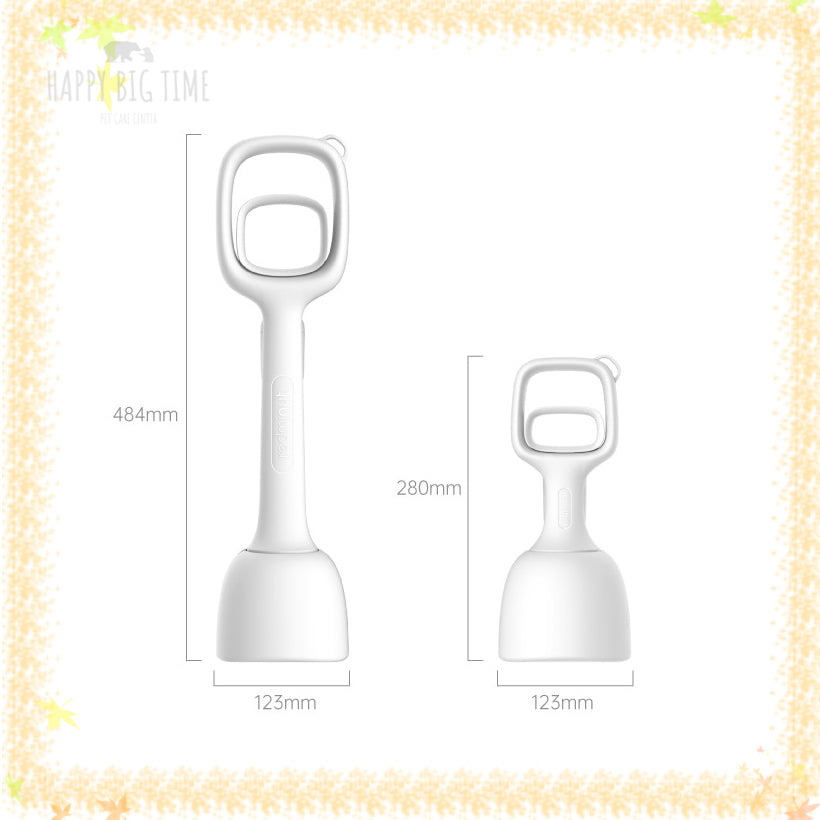 Pet Toilet Picker Large Diameter Poop Scooper Shoveling for Dogs Cats Easy To Carry Poop Picker Out Garbage Bag