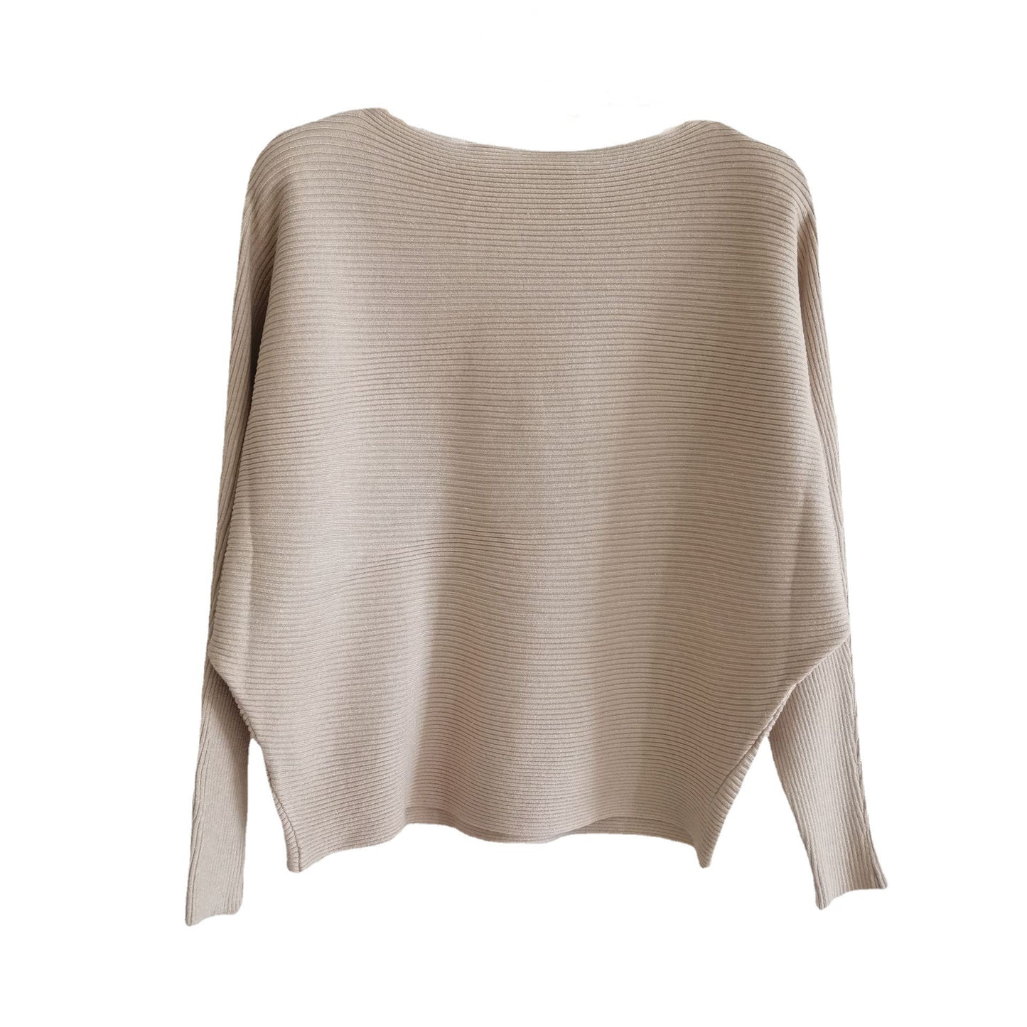 蝙蝠袖一字领毛衣韩版针织女宽松秋季套头针织衫工厂现货外贸代发