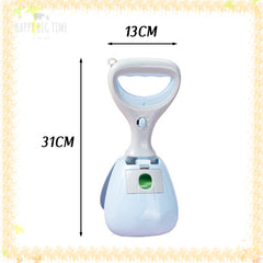 Pet Toilet Picker Large Diameter Poop Scooper Shoveling for Dogs Cats Easy To Carry Poop Picker Out Garbage Bag