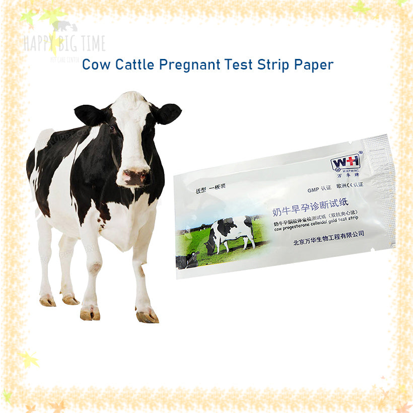 Cow Cattle Pregnant Test Strip Paper Pregnancy Detection Farm Equipment