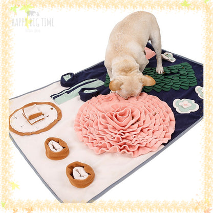 Pet Sniffing Mat Dog Dining Table Blanket Consume Energy Sniffing Decompression Slow Food Mat