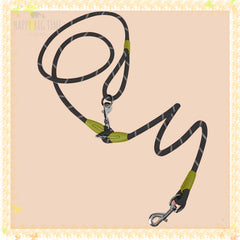 Reflective Nylon Leashes Pet Dogs Chain Traction Rope Leads for Running Free Hands Rope Chain for Small Large Dogs
