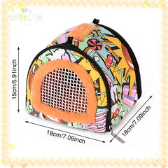 Pet Carrier Outdoor Backpack Safety Protection Travel Bag for Hamster Mole Dutch Pig Hedgehog Squirrel Guinea Pig