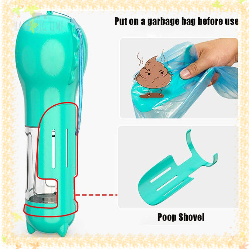 Portable Pet Dog Water Bottle Food Feeder For Pet Dogs Travel Puppy Cat Drinking Bowl Outdoor Pet Water Dispenser Pet Product