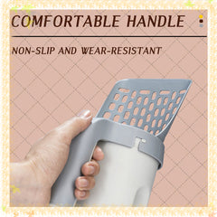 Plastic Cat Litter Scoop Pet Care Sand Waste Scooper Shovel Hollow Cleaning Tool Lightweight Durable Easy to Clean