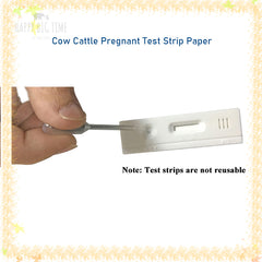 Cow Cattle Pregnant Test Strip Paper Pregnancy Detection Farm Equipment