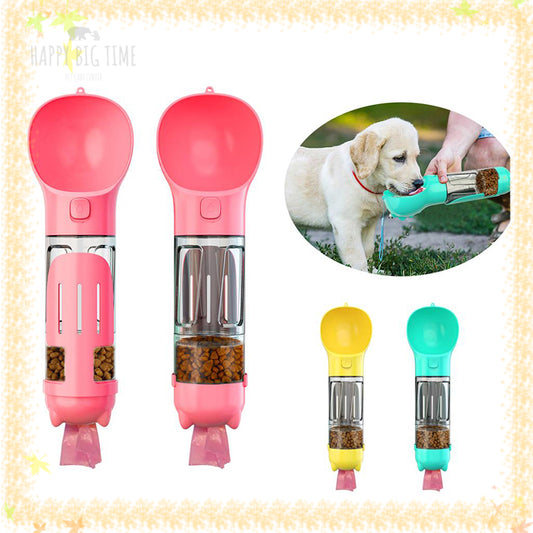 Portable Pet Dog Water Bottle Food Feeder For Pet Dogs Travel Puppy Cat Drinking Bowl Outdoor Pet Water Dispenser Pet Product