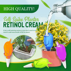 🐦Self Spike Planter Drip Watering Bird
